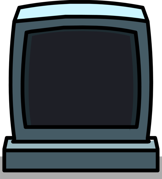 X-ray Machine Sprite 004 - Television Set Clipart (545x600), Png Download