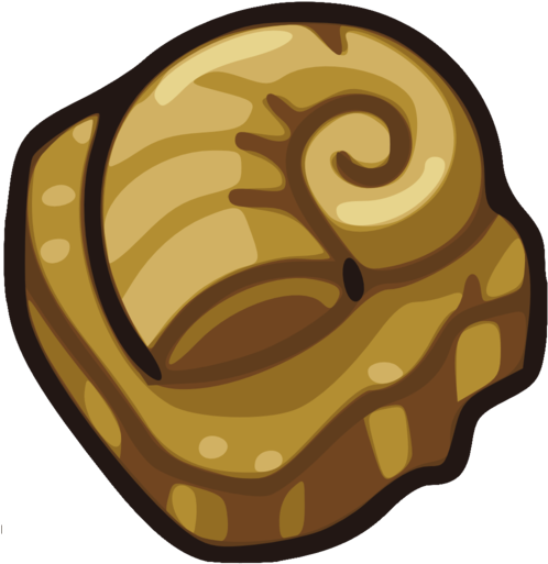 Thelord - Helix Fossil Turns Into Clipart (672x672), Png Download