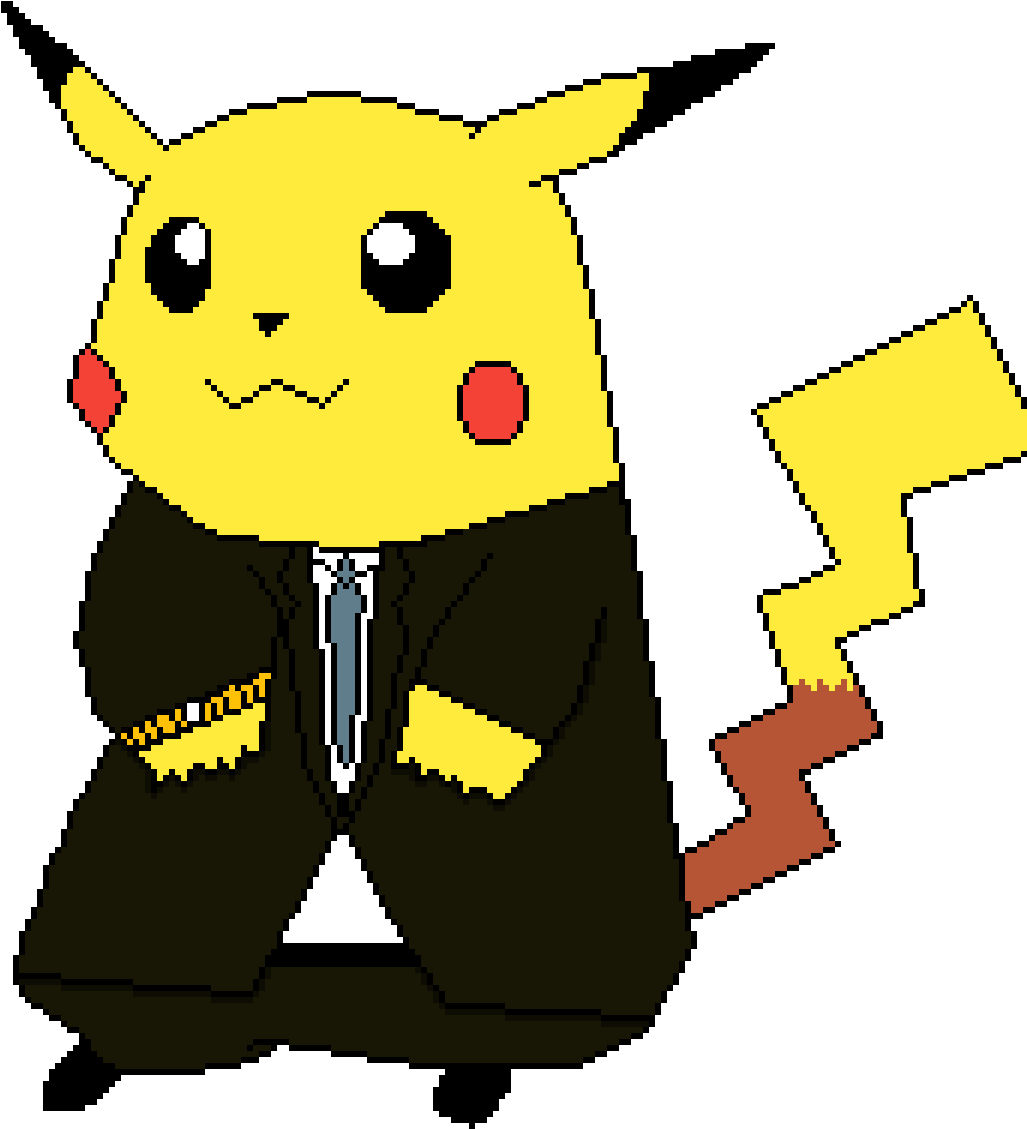 Pikachu In A Tuxedo - Tuxedo Pikachu Clipart (1200x1200), Png Download