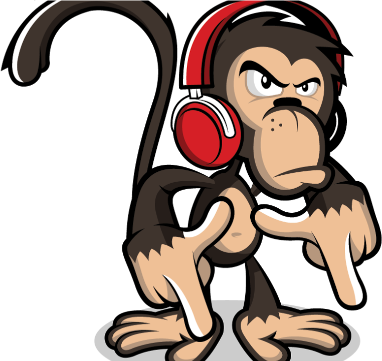 Barneys Place Live Stream - Monkey Clipart (1280x720), Png Download