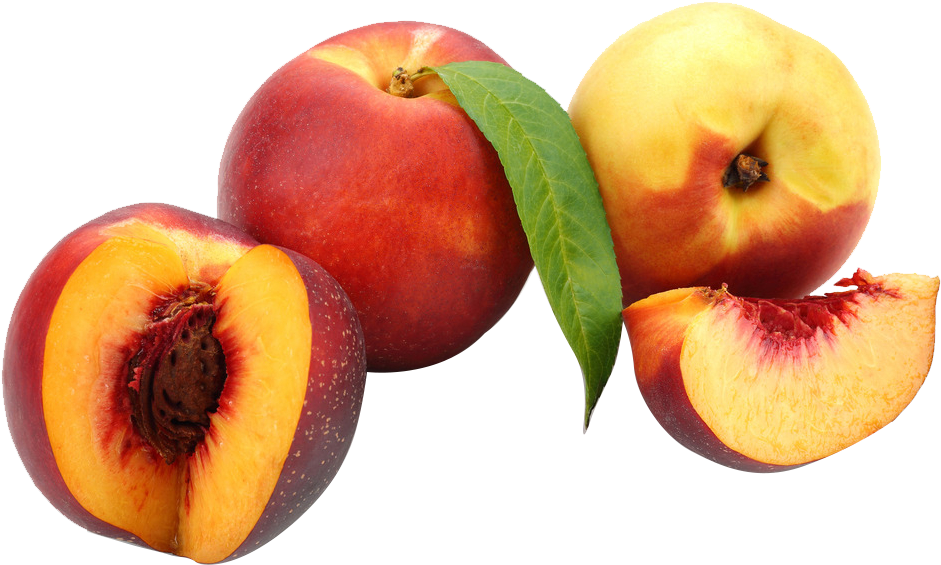 美味切开的水蜜桃 - Peach Clipart (1000x1000), Png Download