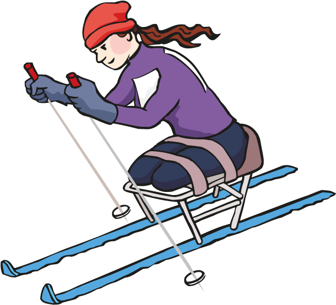 Svg Transparent Stock Ski Langlauf In Leichter Sprache - Cross-country Skiing Clipart (1600x900), Png Download