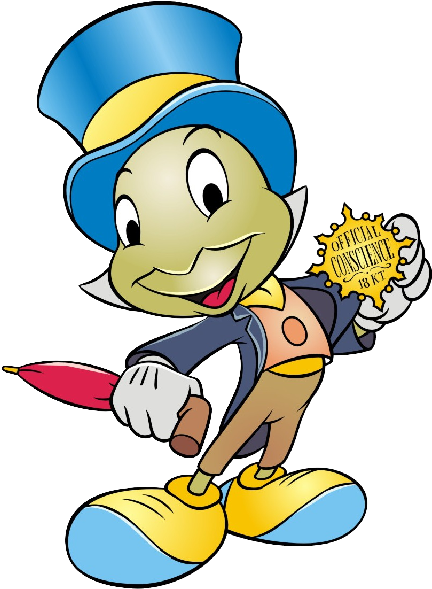 Cricket Clipart Character Disney - Pinocchio - Png Download (600x600), Png Download