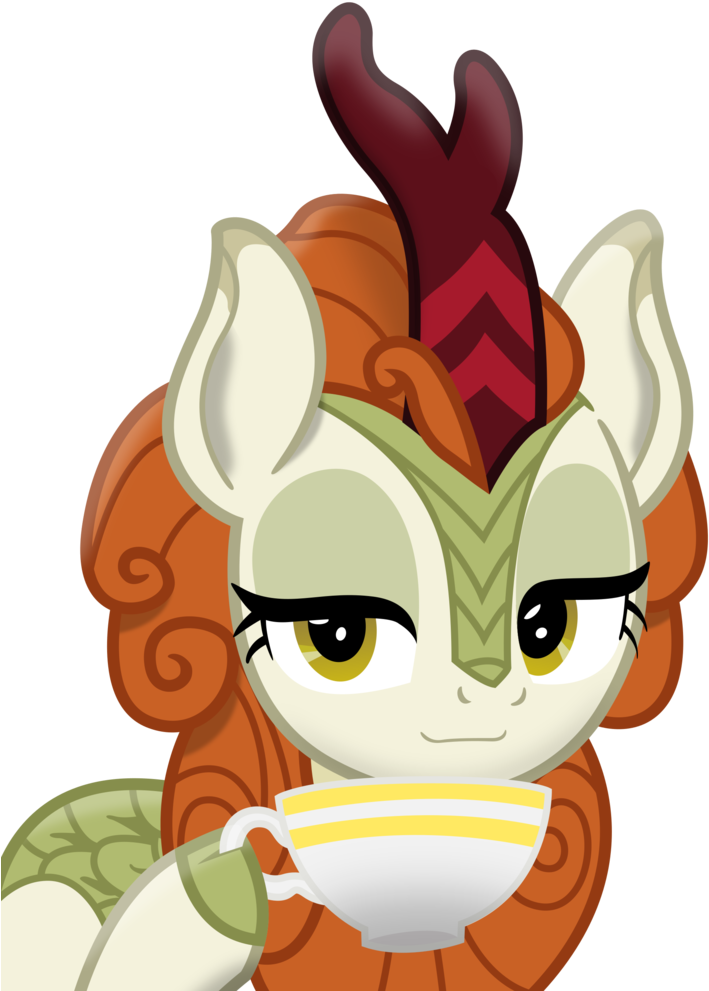 Zylgchs, Autumn Blaze, Cup, Derpibooru Exclusive, Hoof - Autumn Blaze Mlp Vector Clipart (810x1024), Png Download