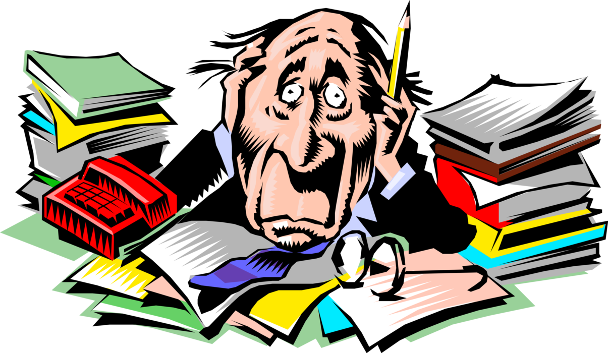 Bankrupt Image Illustration Of Frazzled Realizes Hes Clipart (1205x700), Png Download