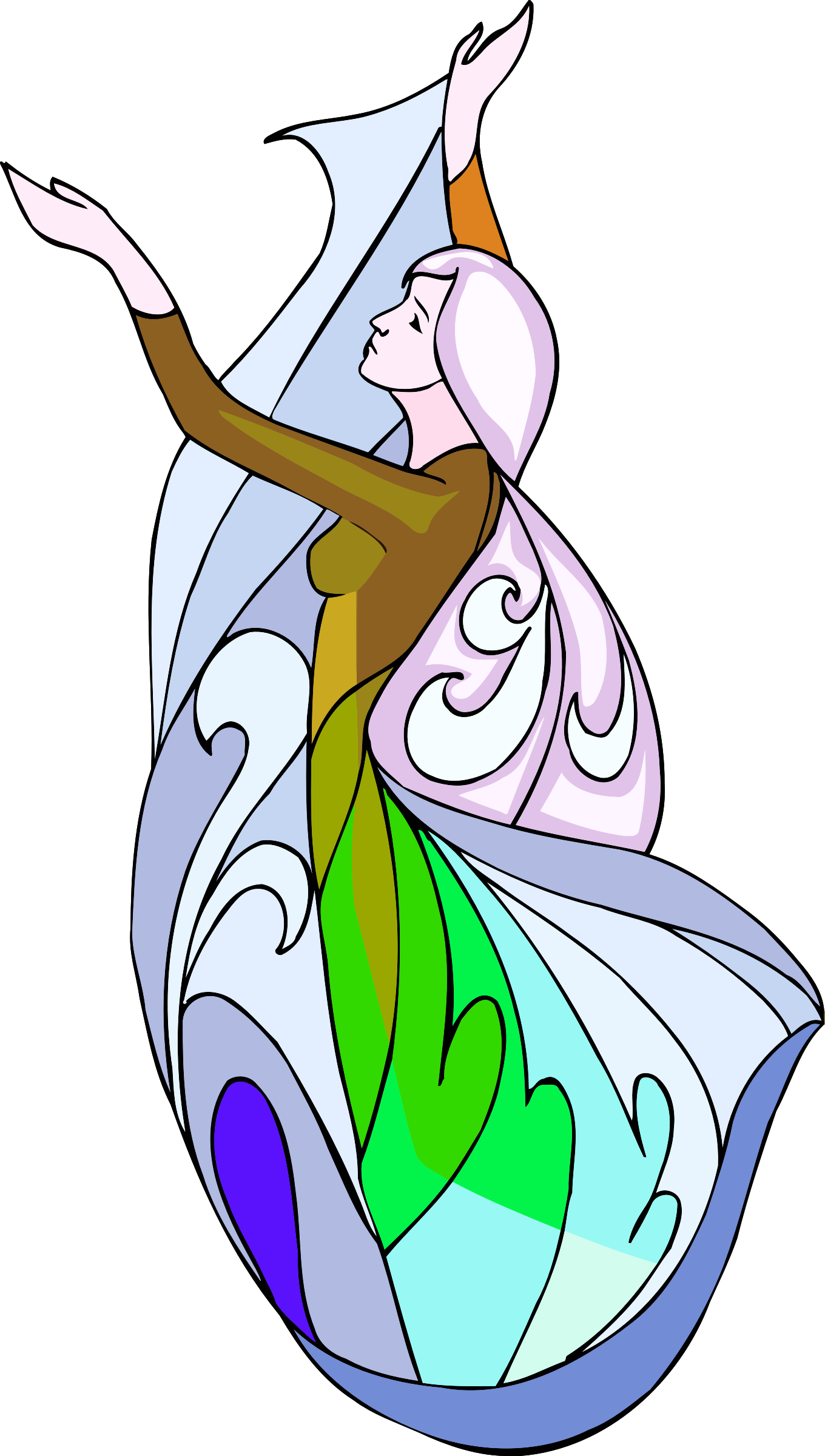 Dancer By Firkin Vintage Y Antiguo Pinterest - Clip Art - Png Download (1360x2400), Png Download