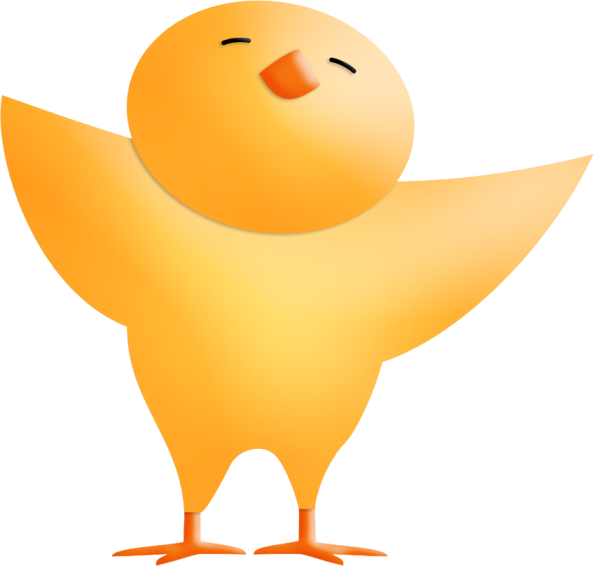 Chick Png Album Chickpng Clip Artillustrations - Cartoon Transparent Png (594x566), Png Download