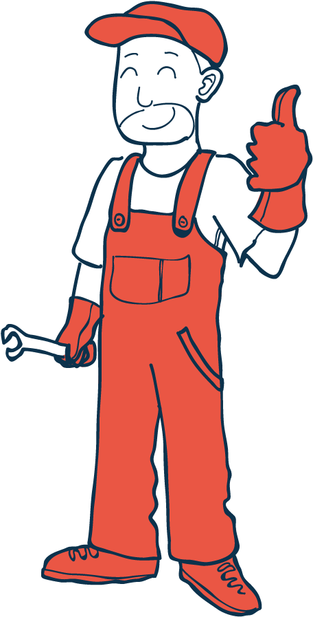 Mechanic-png - Car Clipart (593x1039), Png Download