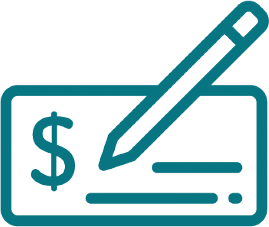 Finance Clipart Personal Check - Paycheck Icon - Png Download (640x480), Png Download