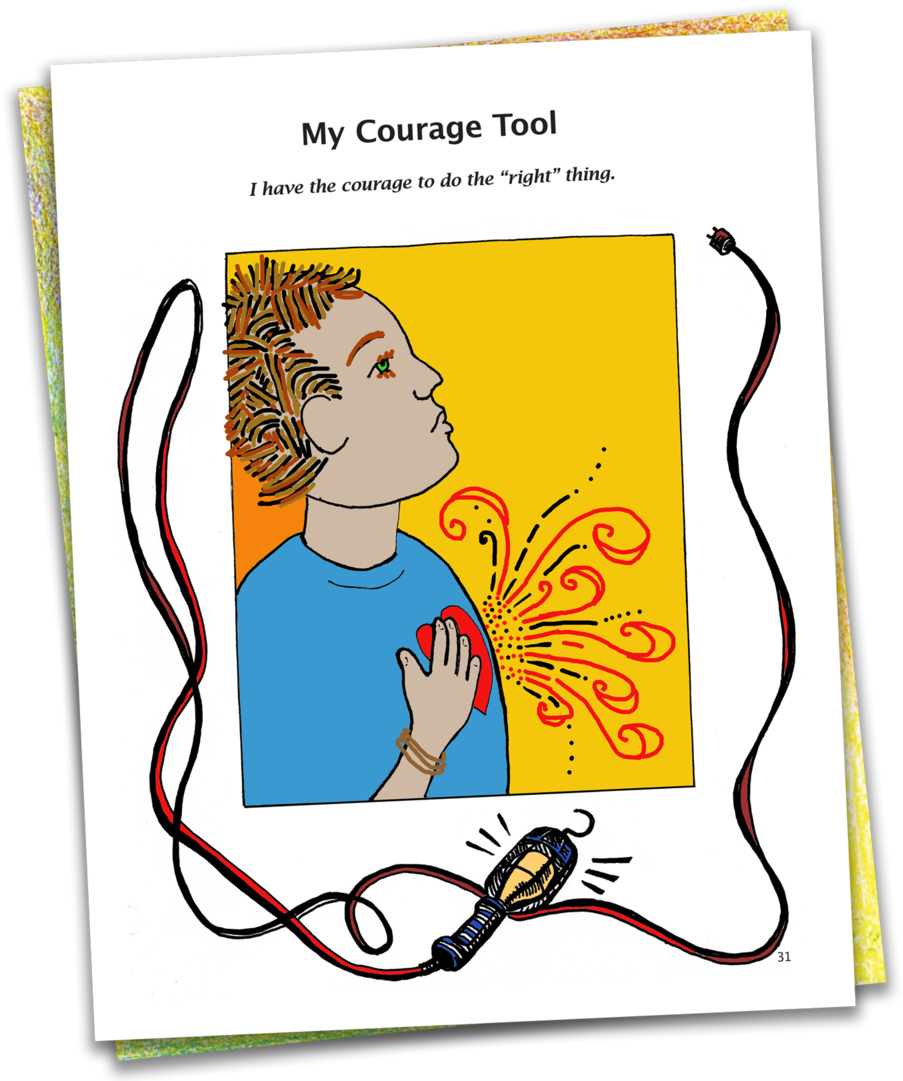 Empathy Page Colored Clipart (1000x1091), Png Download