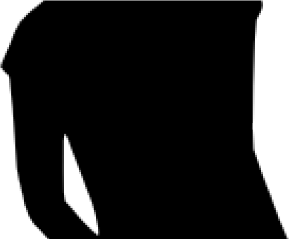 Shadow Clipart Teenager - Silhouette - Png Download (640x480), Png Download