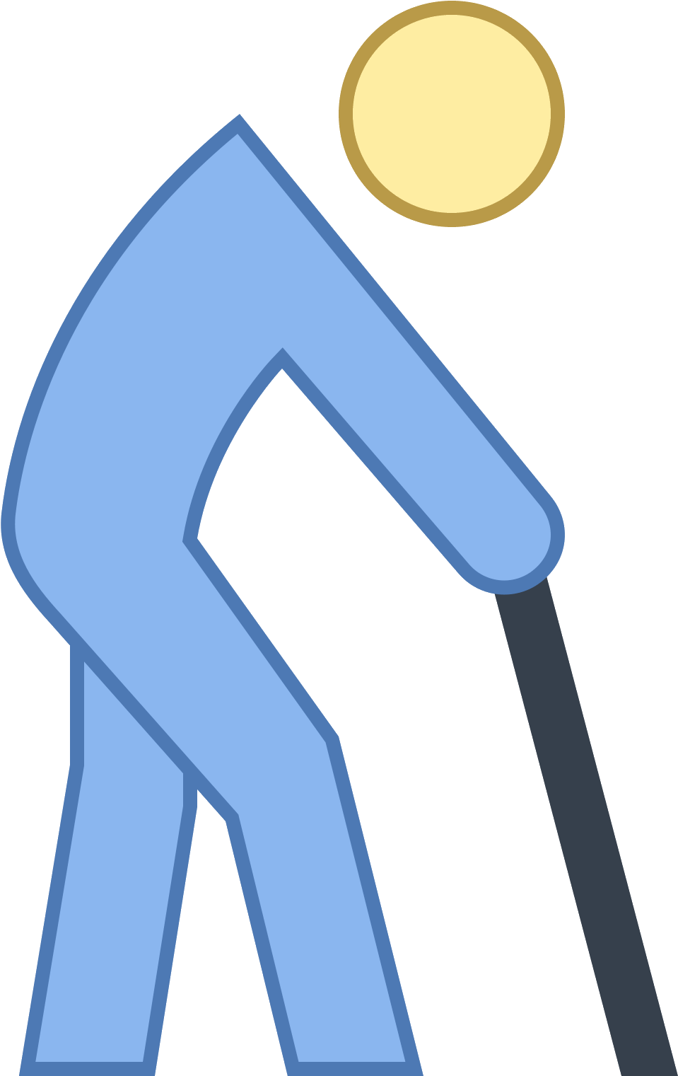 Elderly Person Icon - Icon Clipart (1600x1600), Png Download