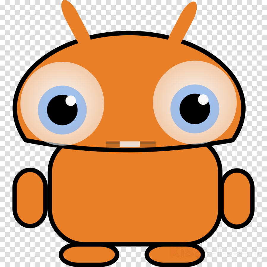 Cute Robot Orange Clipart Cute Robot Bb-8 Clip Art - Png Download (900x900), Png Download