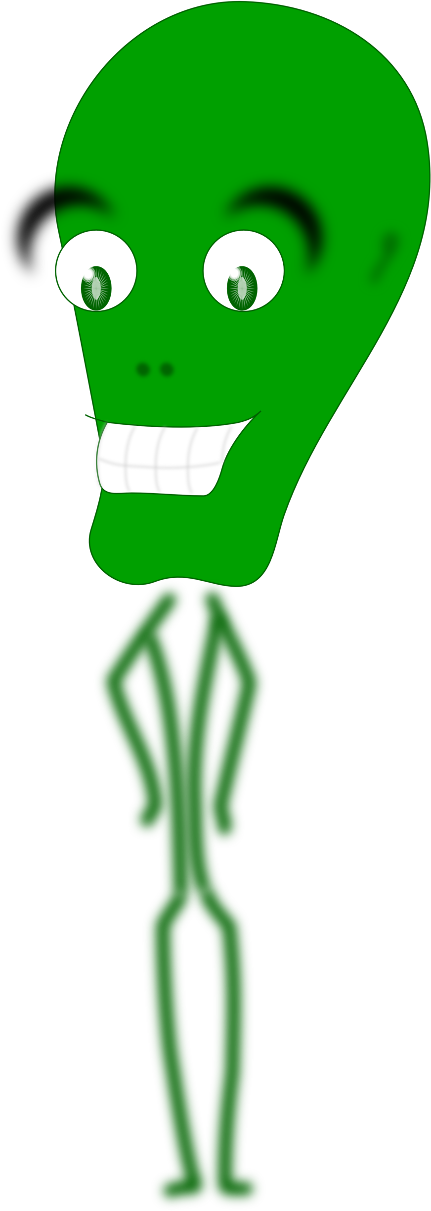 Alien - Clip Art - Png Download (958x2486), Png Download