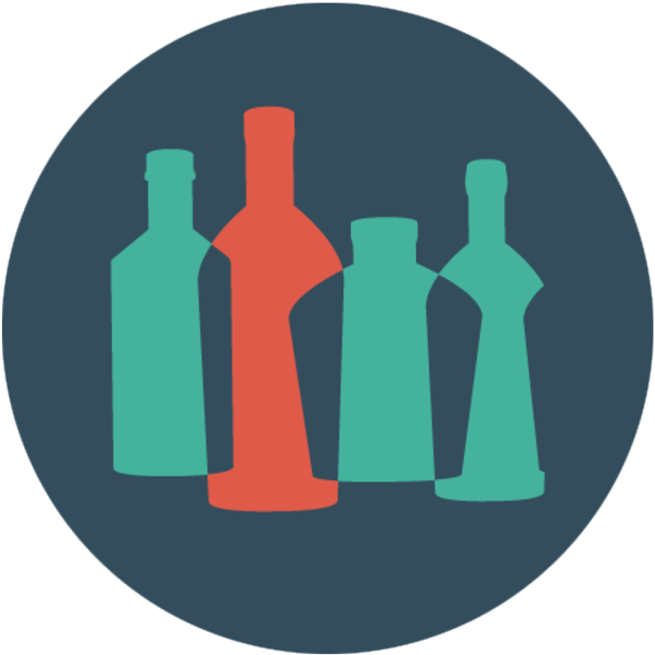 Glass Bottle Clipart (640x640), Png Download