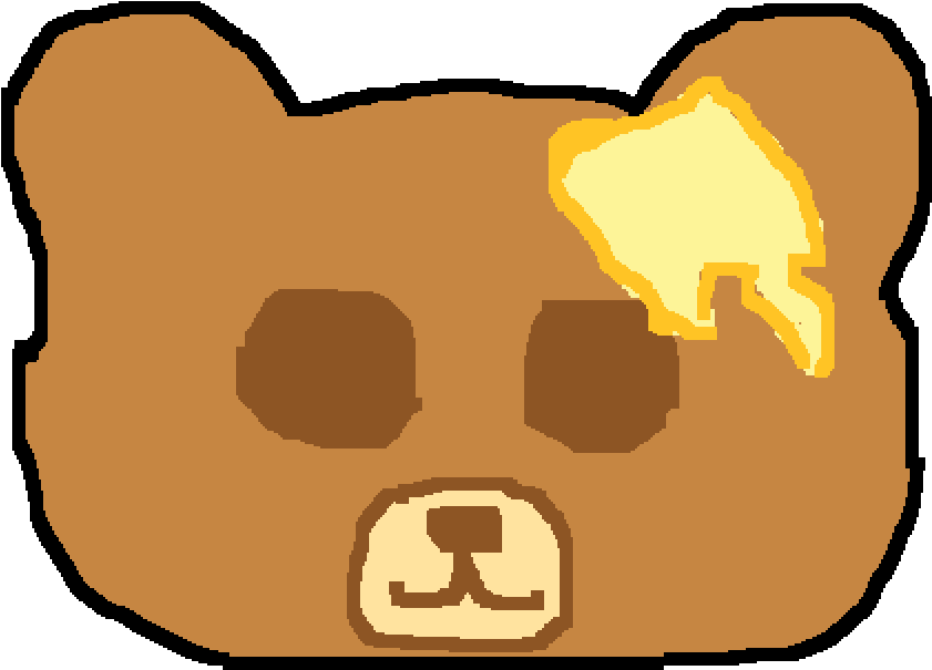 Bear Pancake Clipart (1000x1000), Png Download