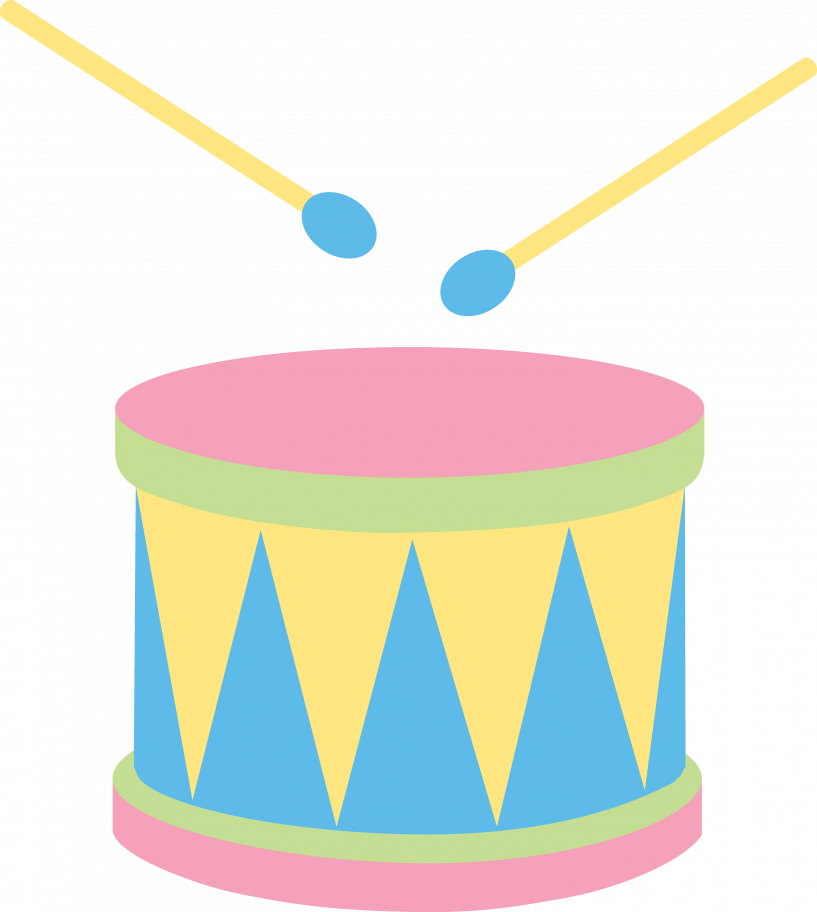 Cute Drum Clipart - Png Download (817x912), Png Download