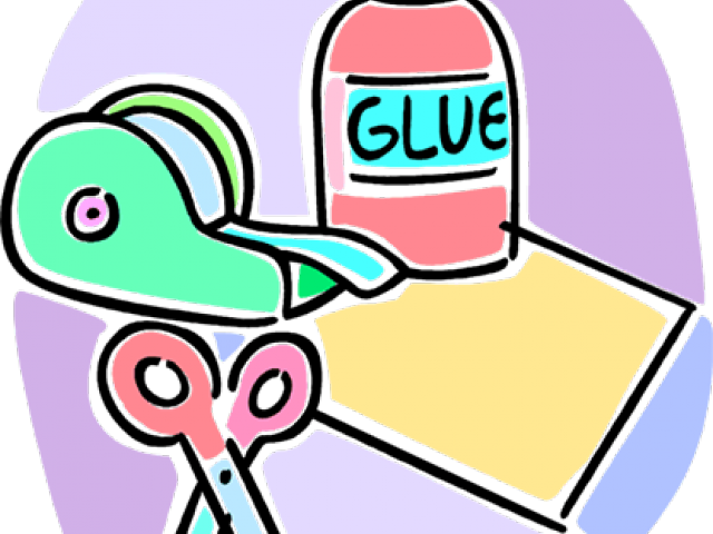 Scissor Clipart Glue - Png Download (640x480), Png Download