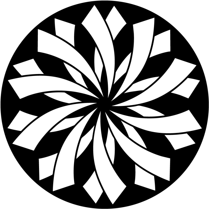 Layered Pinwheel Clipart (800x800), Png Download