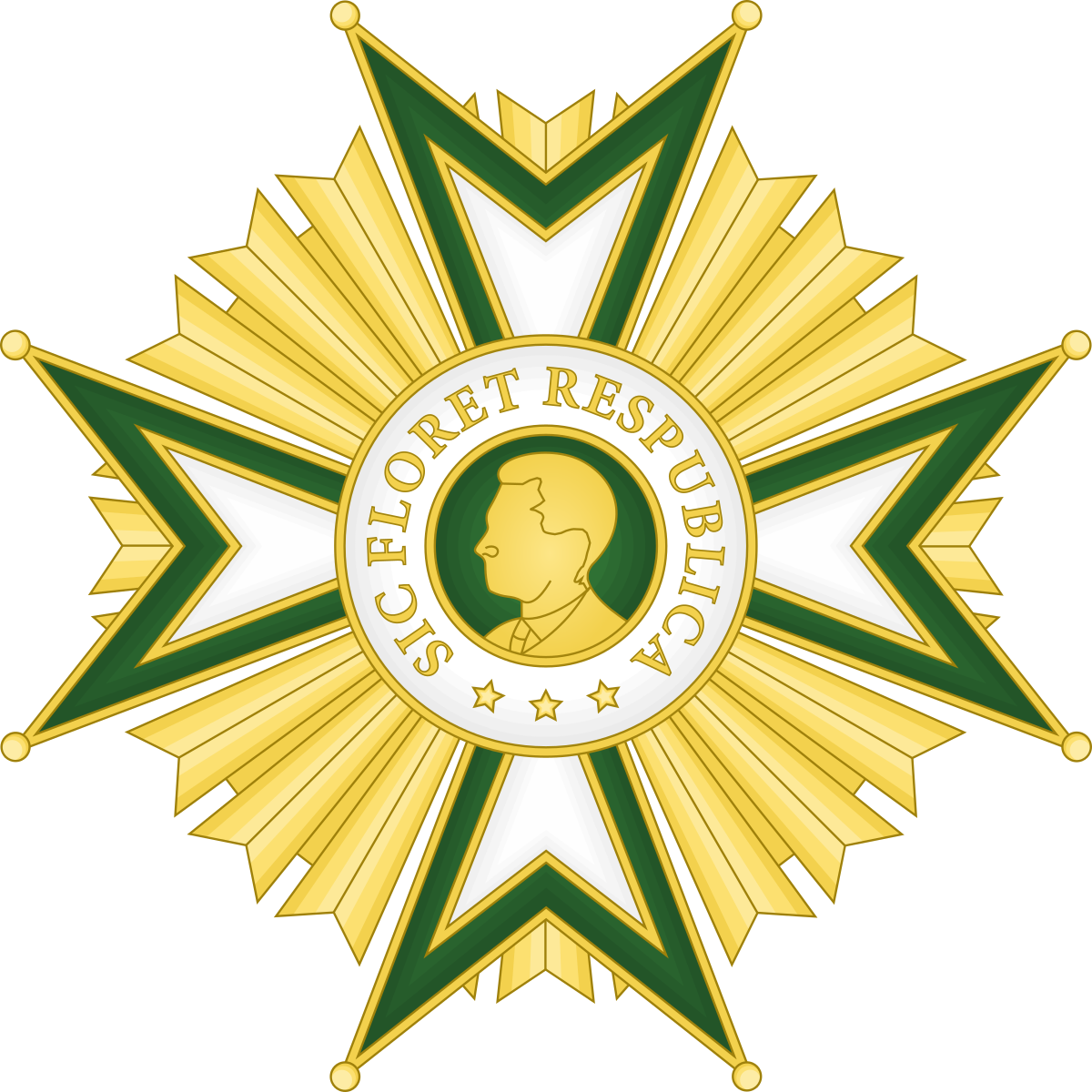 Medal Clipart Awardee - Quezon Service Cross Award - Png Download (1200x1200), Png Download