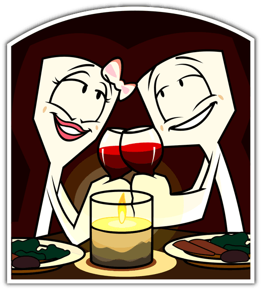 Send - Hike Kiss Stickers Clipart (580x580), Png Download