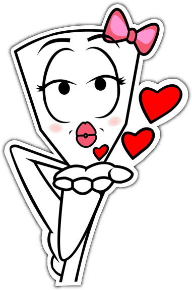 Send - Hike Stickers Love Png Clipart (580x580), Png Download