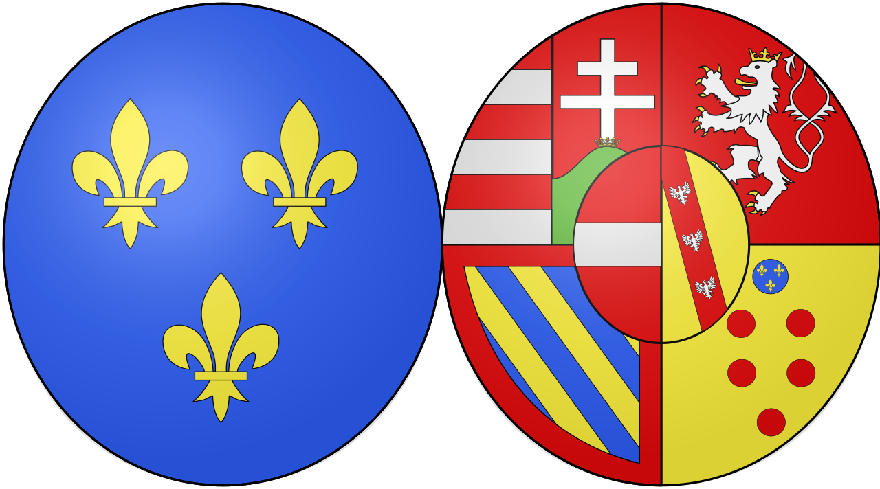 Coa French Queen Marie-antoinette - Flag: Bouches-du-rhône Clipart (1280x712), Png Download