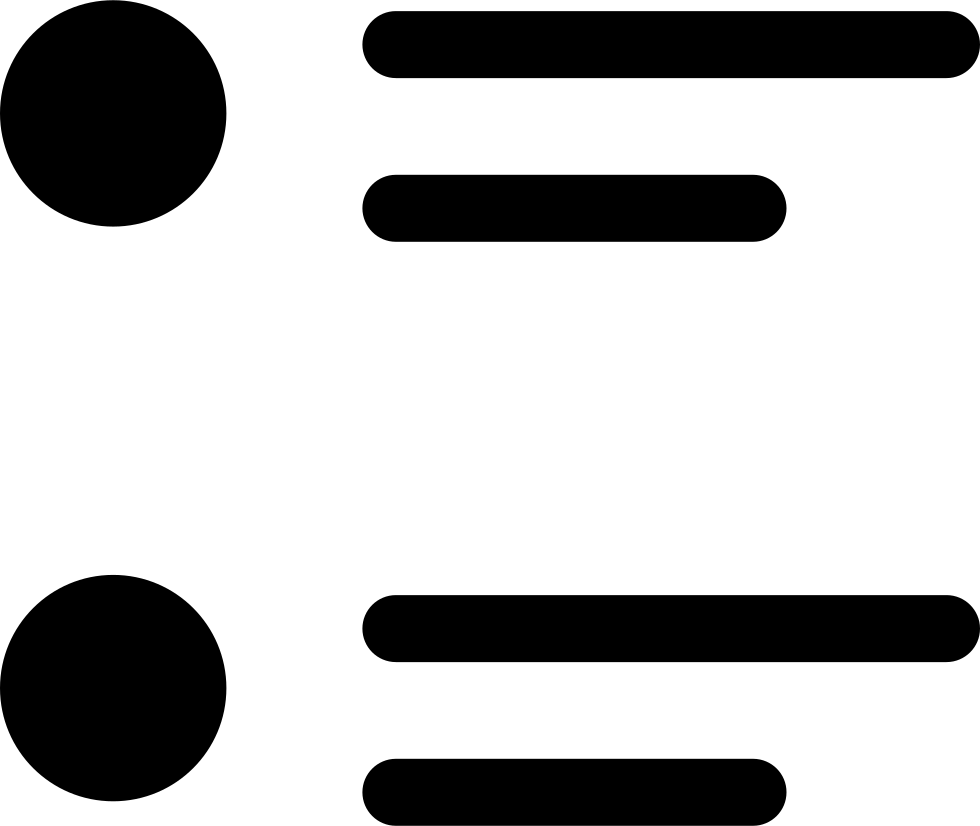 Bullet Clipart Svg - Icon - Png Download (980x826), Png Download