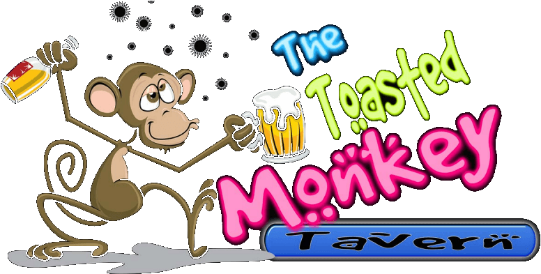 Welcome To The Toasted Monkey Tavern - The Toasted Monkey Clipart (800x400), Png Download