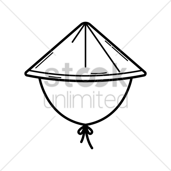 Asian Conical Hat Clipart (600x600), Png Download