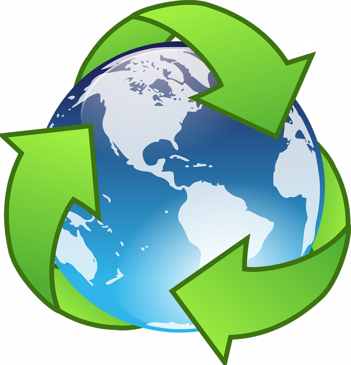 Free Computer And Electronics Shred Day - Earth Recycle Clipart - Png Download (1154x1200), Png Download