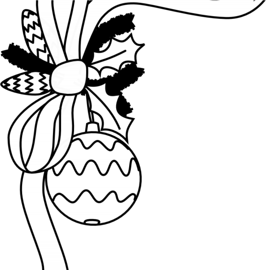 Christmas Clip Art Black And White Free Free Christmas - Png Download (1024x1024), Png Download