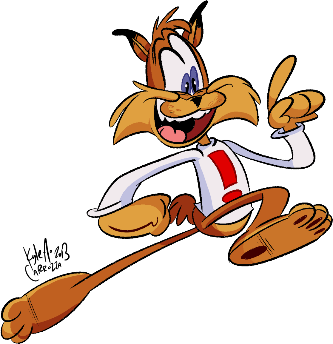 Model Sheet - Bubsy Clipart (1116x1153), Png Download