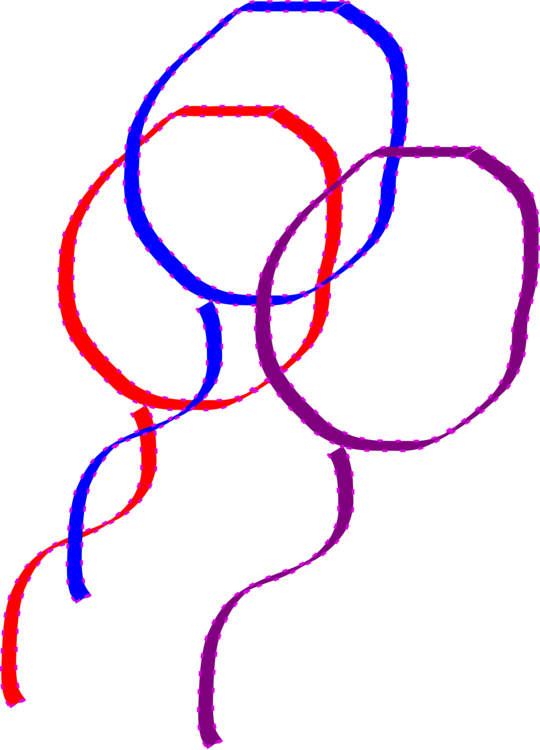 Line Point Pink M Clipart (540x750), Png Download