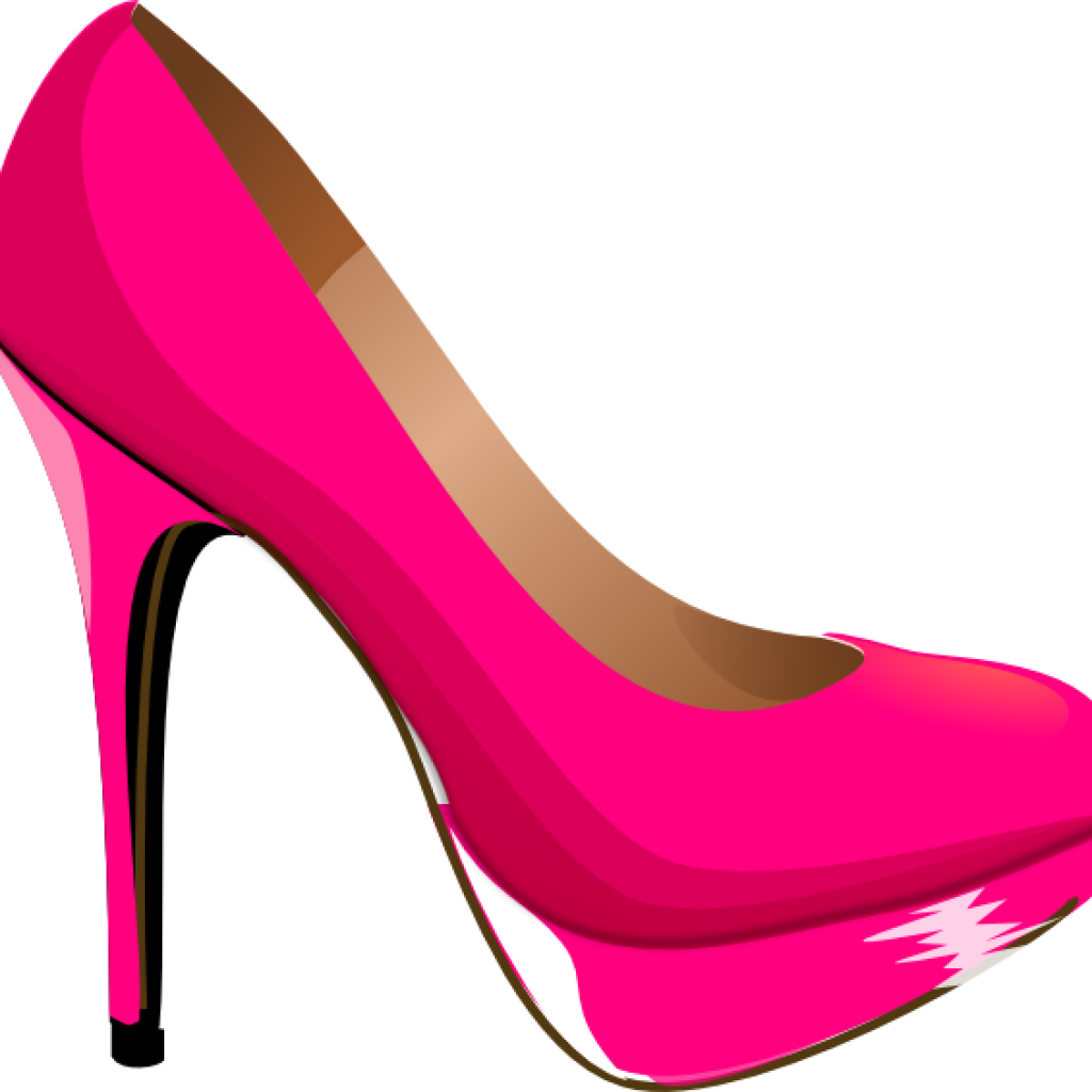 Shoe Images Clip Art Lion Clipart - Pink High Heel Transparent - Png Download (1024x1024), Png Download