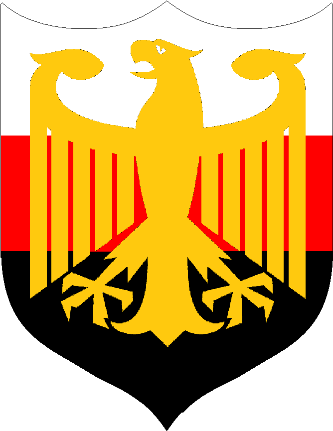 Flag, Coat Of Arms - German Eagle Clipart (684x872), Png Download