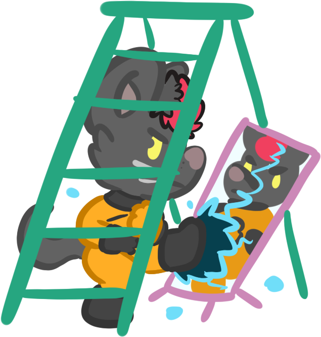 A Nick Alley Does Bad Luck Stuff Clipart (717x737), Png Download