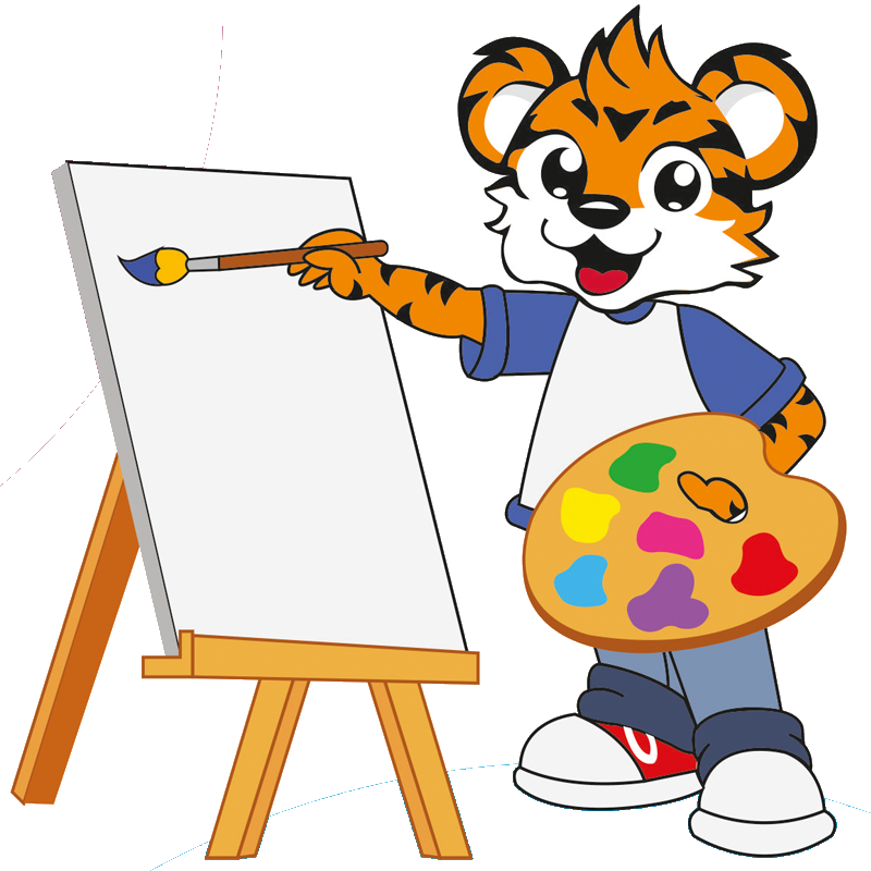 Lampros Kids Children S School Its A - Niños Animados Pintando Png Clipart (800x800), Png Download