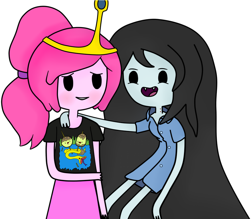 Pb And Marceline By Fnaf-fanny - Princess Bubblegum Clipart (1024x768), Png Download