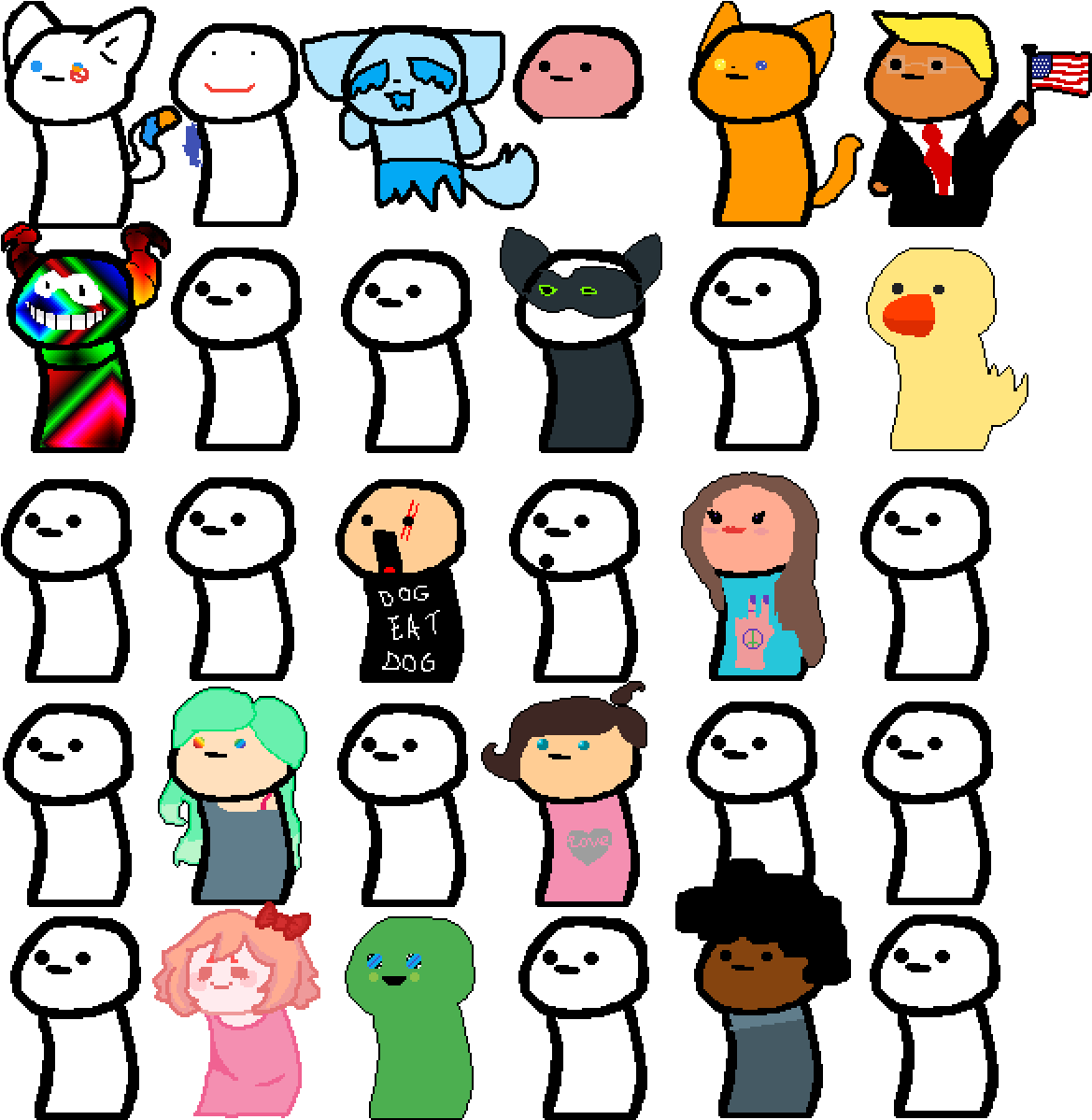 Smol Sayori - Cartoon Clipart (1200x1200), Png Download