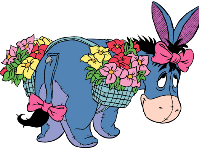 Donkey Clipart Easter - Winnie The Pooh - Png Download (640x480), Png Download