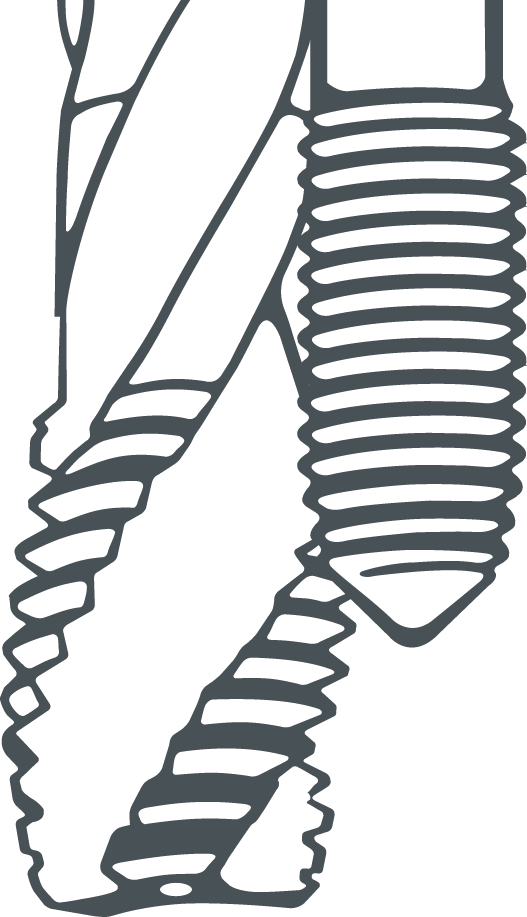 Milling / Threadmilling Clipart (527x917), Png Download