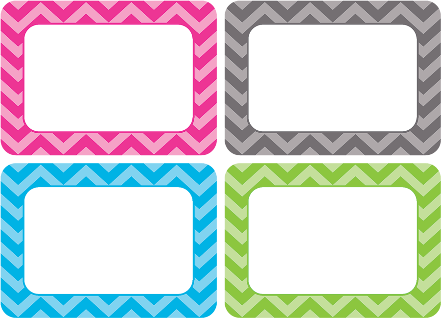 Tcr 5526 Chevron Nametags Teacher Created Resources Tcr5526 Chevron Name s Clipart Full Size Clipart Pinclipart