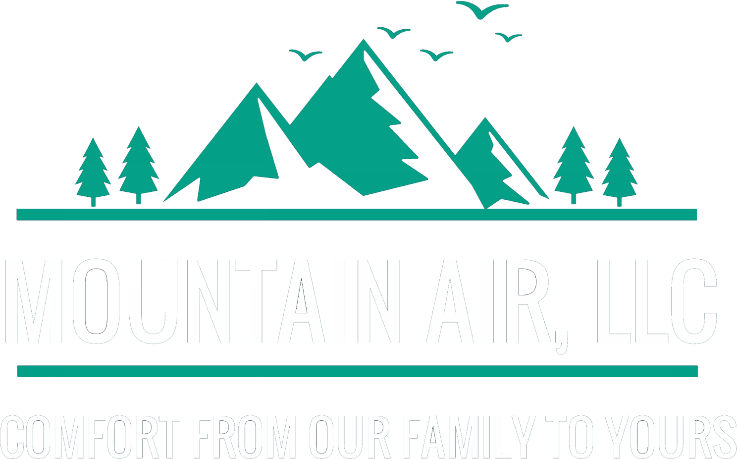 Mountain Air Llc Clipart (2000x998), Png Download