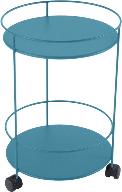Fermob Guéridon Side Table - Fermob - Guéridons Side Trolley On Wheels, Nutmeg Clipart (1024x1024), Png Download