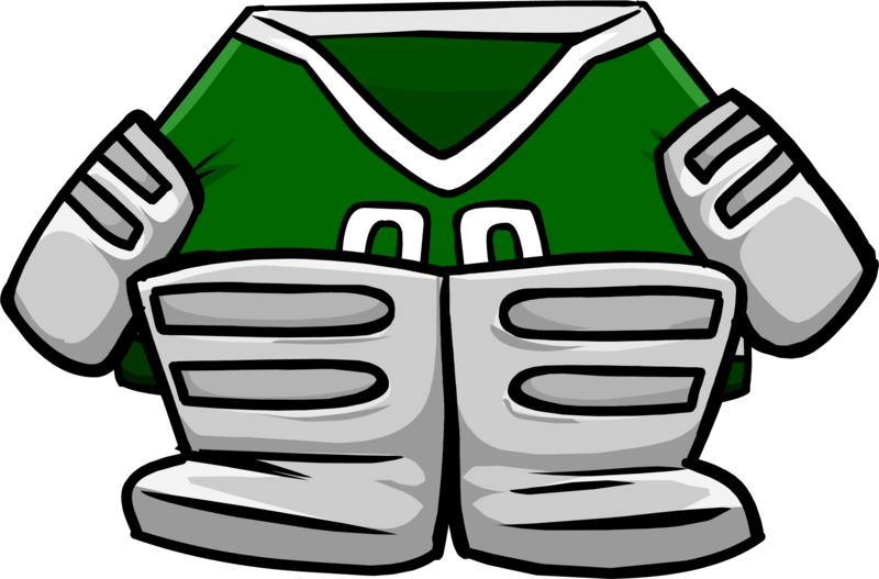 Green Goalie Gear Icon Clipart (800x527), Png Download