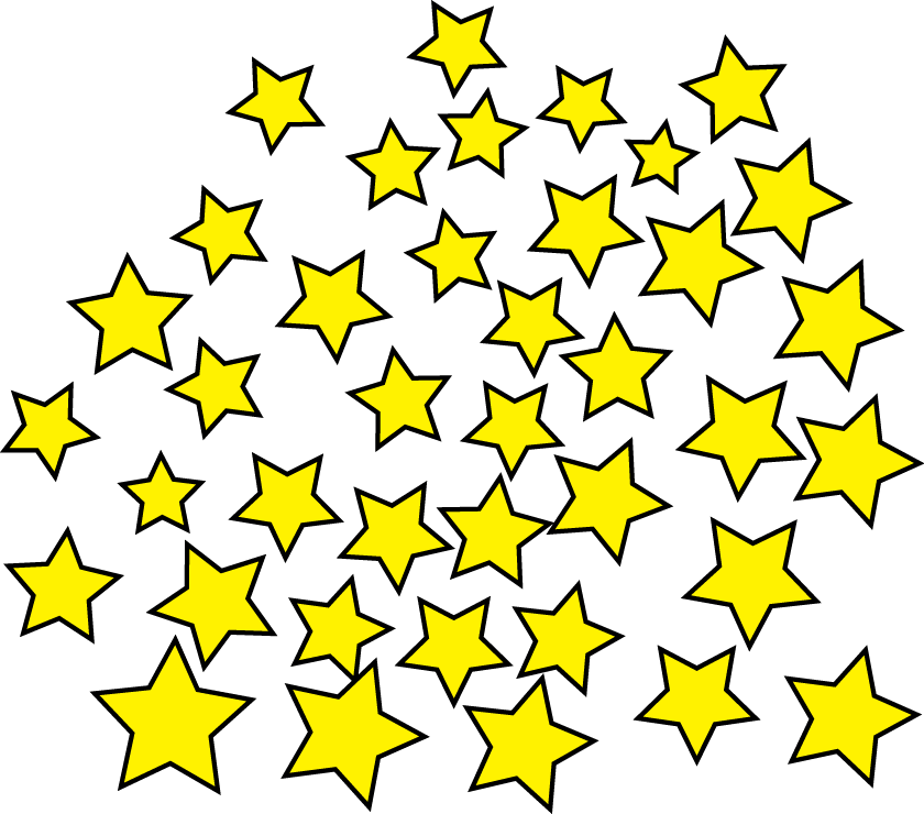 звезды разной величины. звезды для детей. разноцветные звезды. маленькие звезды движения. маленькие звездочки.