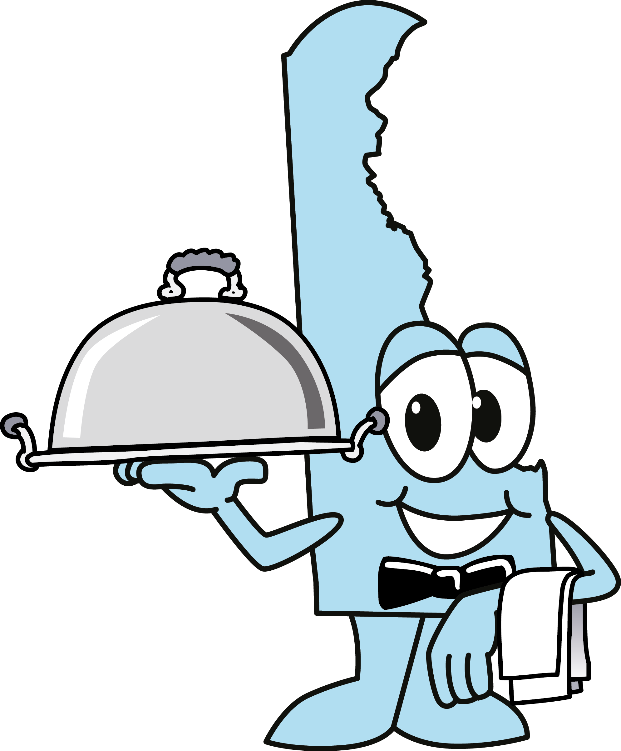 Del A Warr Mascot - Cartoon Clipart (1989x2403), Png Download