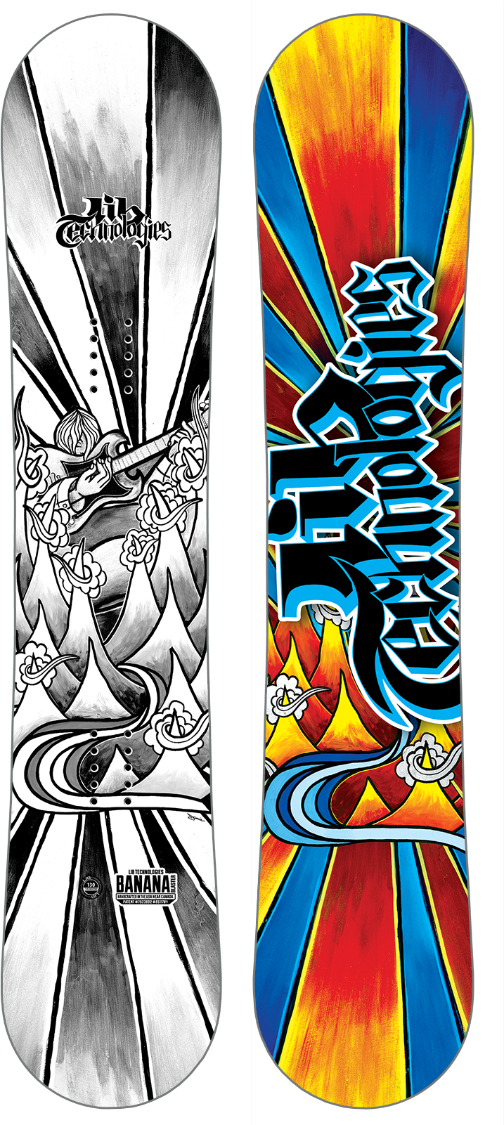 Svg Freeuse Stock Banana Blaster Btx Youth Lib Tech - Lib Tech Banana Blaster Boys Clipart (1600x1600), Png Download