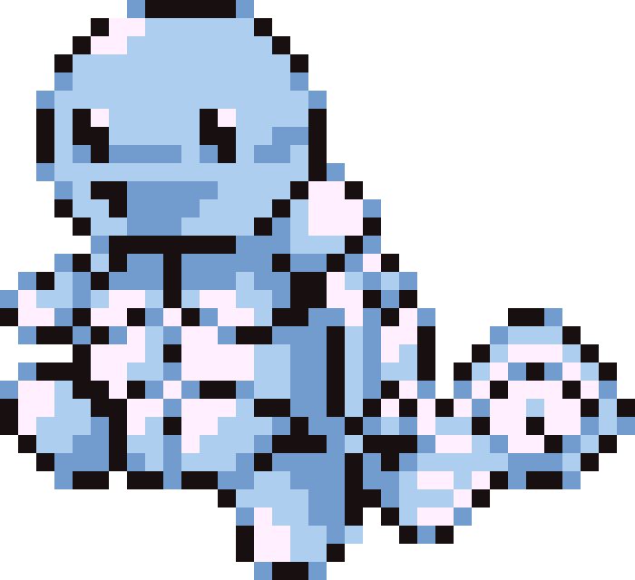 Squirtle Gen 1 Sprite Clipart (700x640), Png Download
